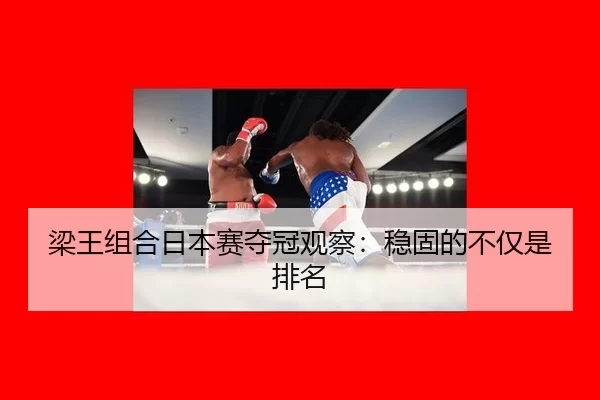 梁王组合日本赛夺冠观察：稳固的不仅是排名